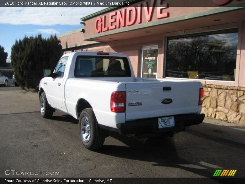 Oxford White / Medium Dark Flint 2010 Ford Ranger XL Regular Cab