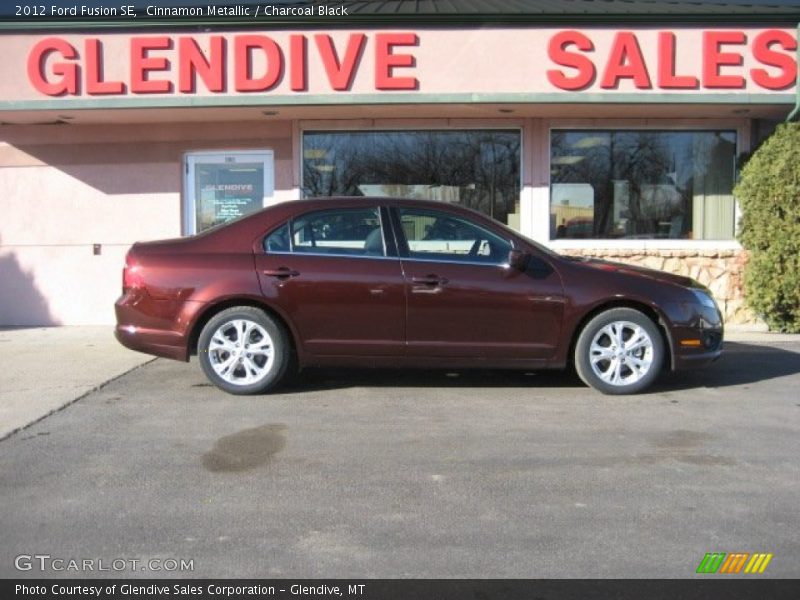 Cinnamon Metallic / Charcoal Black 2012 Ford Fusion SE