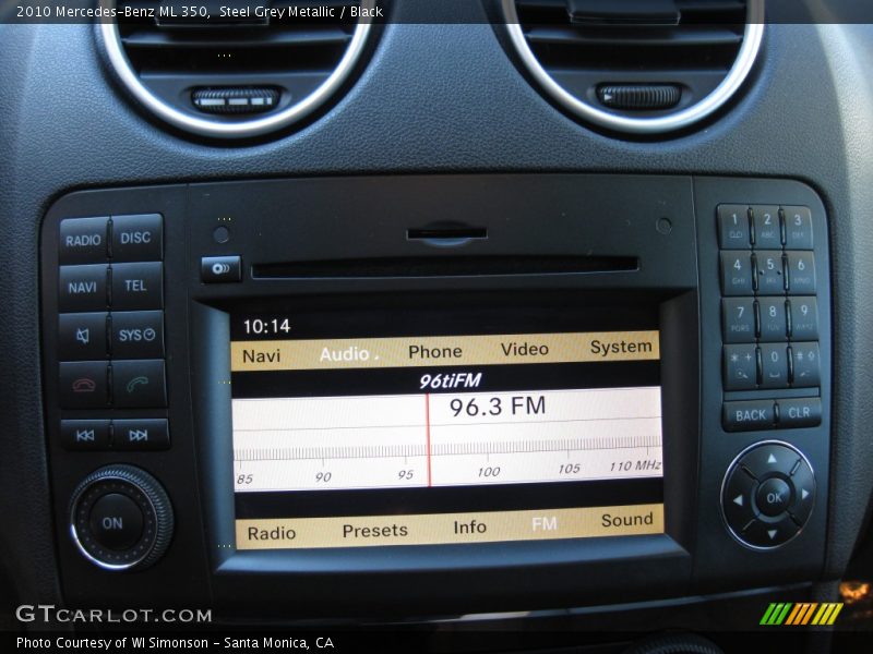 Audio System of 2010 ML 350