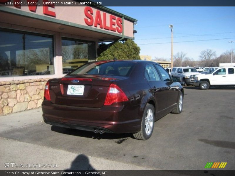 Cinnamon Metallic / Charcoal Black 2012 Ford Fusion SE
