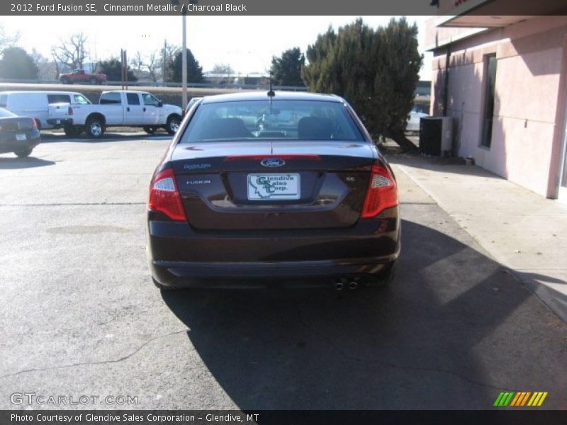 Cinnamon Metallic / Charcoal Black 2012 Ford Fusion SE