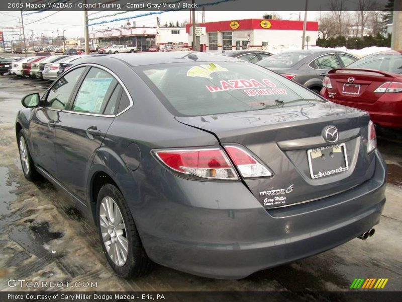 Comet Gray Mica / Black 2009 Mazda MAZDA6 i Grand Touring