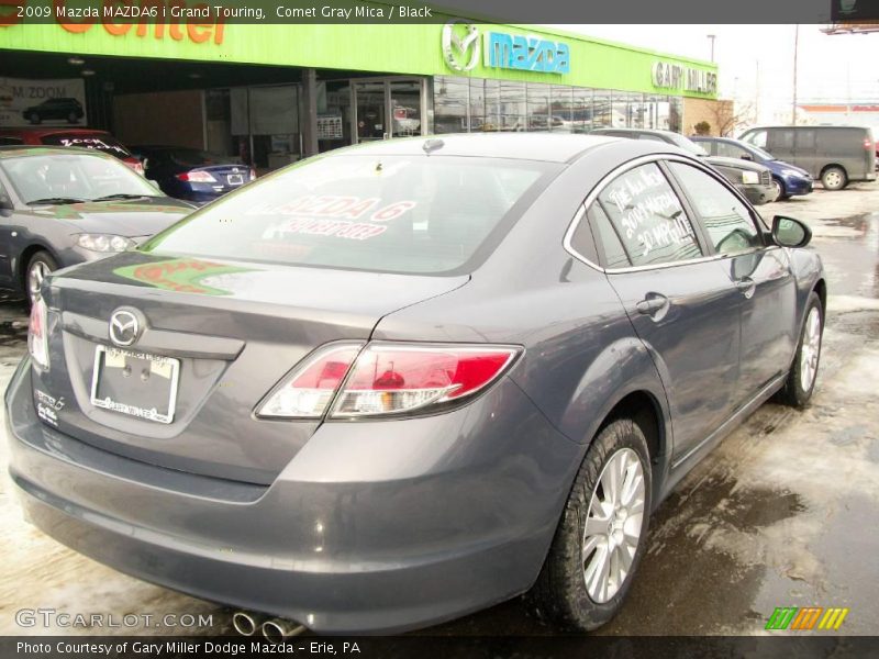 Comet Gray Mica / Black 2009 Mazda MAZDA6 i Grand Touring