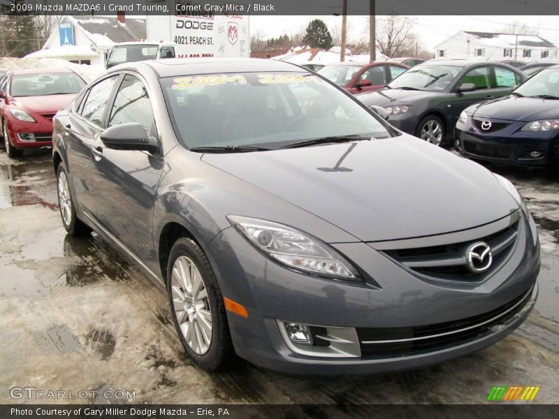 Comet Gray Mica / Black 2009 Mazda MAZDA6 i Grand Touring