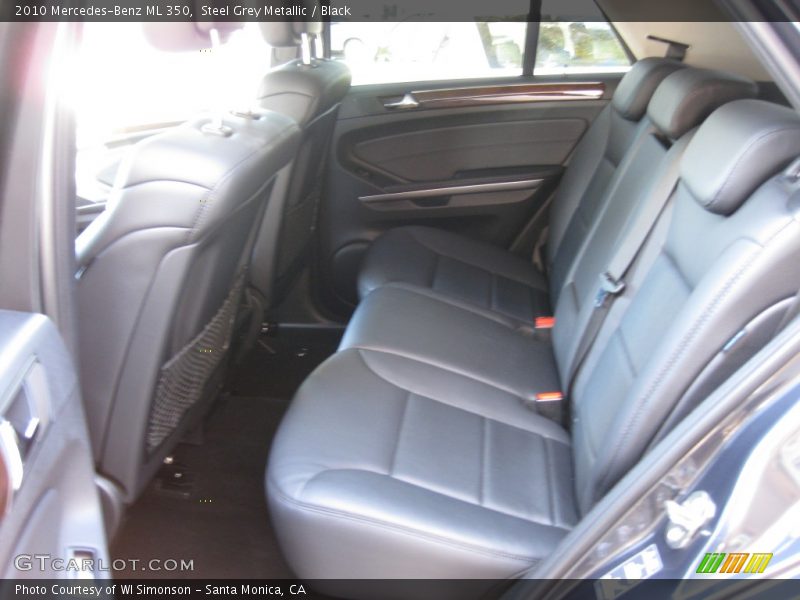Rear Seat of 2010 ML 350
