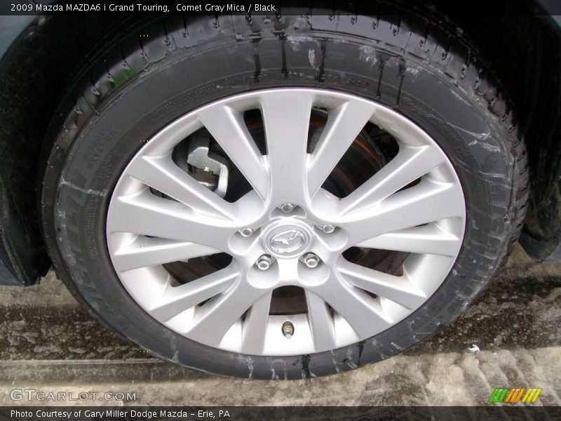 Comet Gray Mica / Black 2009 Mazda MAZDA6 i Grand Touring