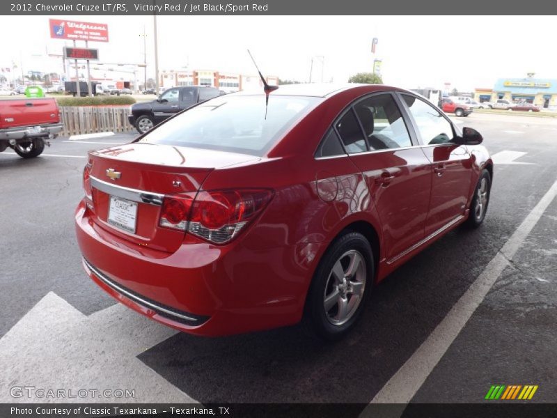 Victory Red / Jet Black/Sport Red 2012 Chevrolet Cruze LT/RS
