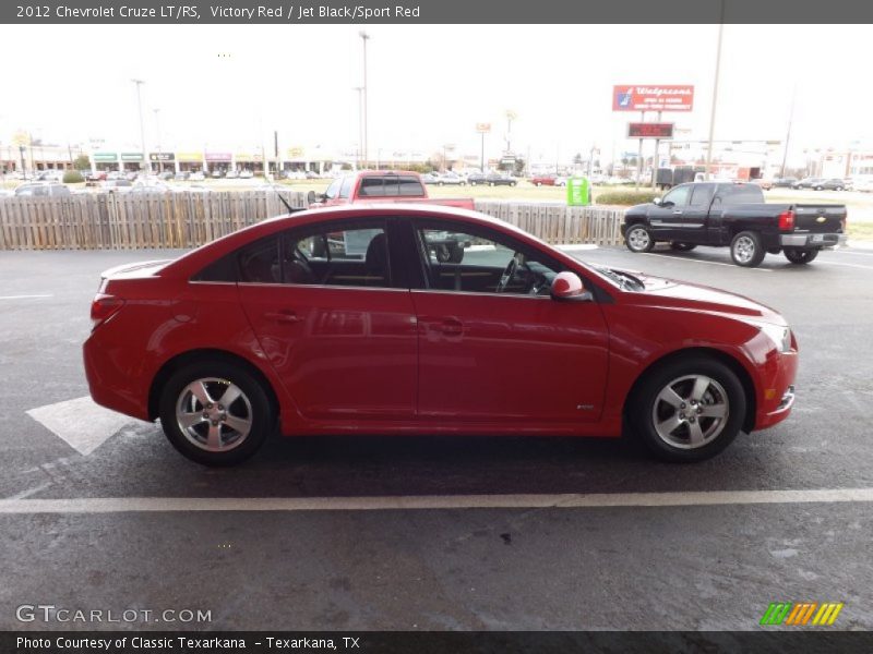 Victory Red / Jet Black/Sport Red 2012 Chevrolet Cruze LT/RS