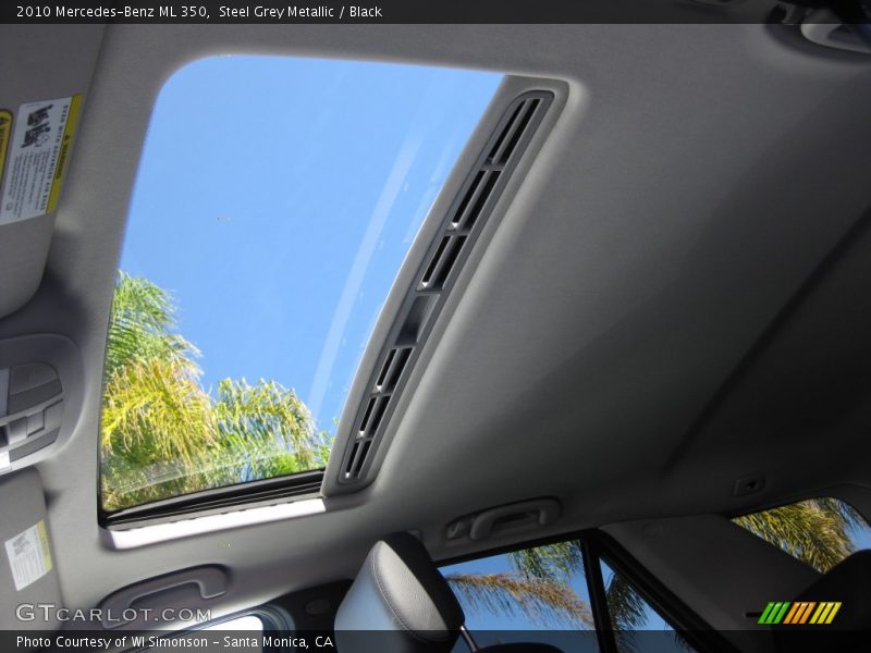 Sunroof of 2010 ML 350