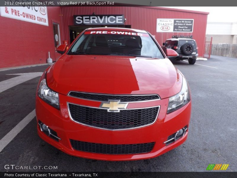Victory Red / Jet Black/Sport Red 2012 Chevrolet Cruze LT/RS