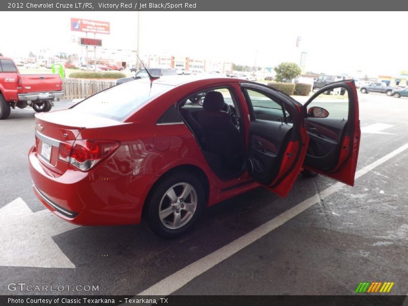 Victory Red / Jet Black/Sport Red 2012 Chevrolet Cruze LT/RS