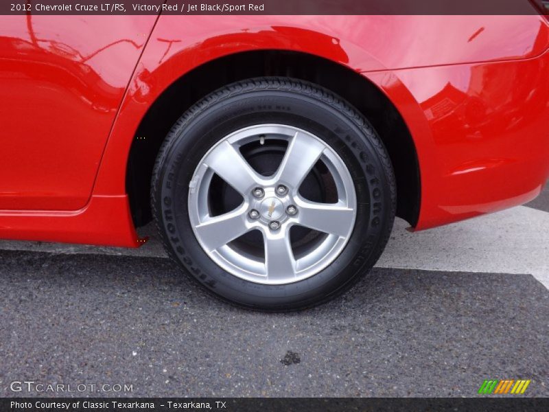 Victory Red / Jet Black/Sport Red 2012 Chevrolet Cruze LT/RS