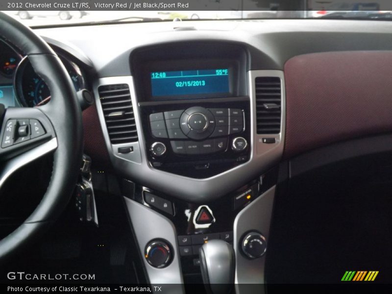 Victory Red / Jet Black/Sport Red 2012 Chevrolet Cruze LT/RS