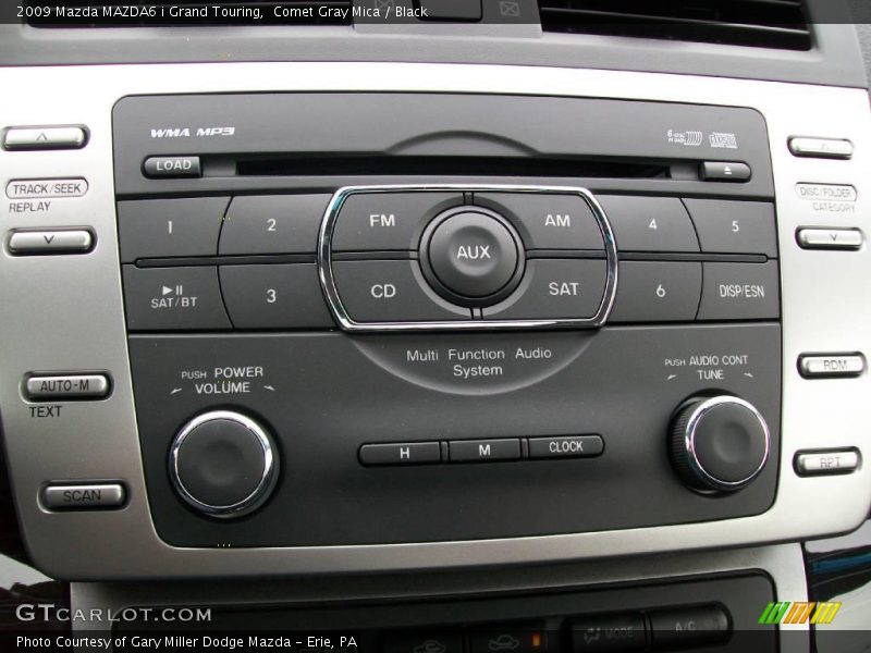 Comet Gray Mica / Black 2009 Mazda MAZDA6 i Grand Touring