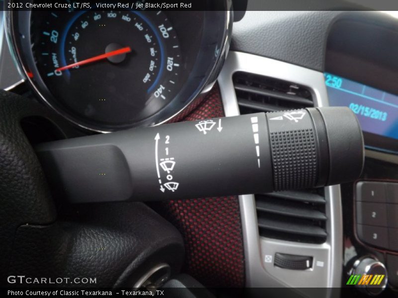 Victory Red / Jet Black/Sport Red 2012 Chevrolet Cruze LT/RS