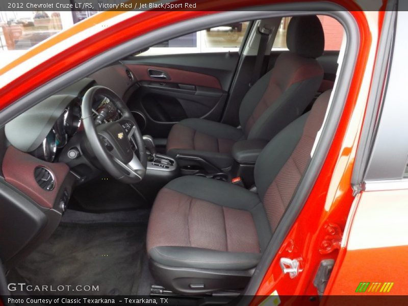 Victory Red / Jet Black/Sport Red 2012 Chevrolet Cruze LT/RS