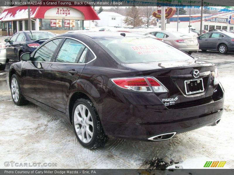 Black Cherry Metallic / Beige 2009 Mazda MAZDA6 s Grand Touring