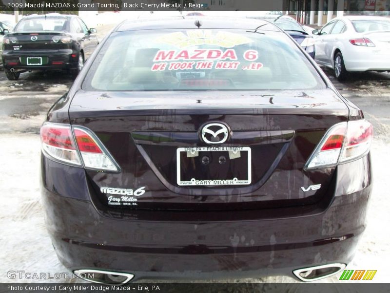 Black Cherry Metallic / Beige 2009 Mazda MAZDA6 s Grand Touring