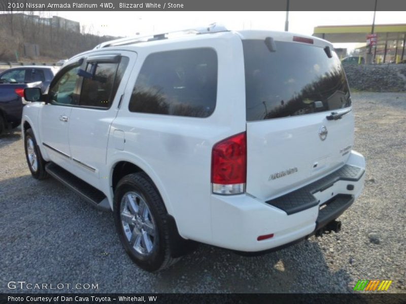 Blizzard White / Stone 2010 Nissan Armada Platinum 4WD