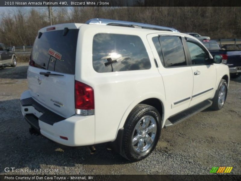 Blizzard White / Stone 2010 Nissan Armada Platinum 4WD