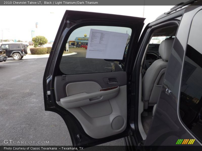 Black / Light Titanium/Dark Titanium 2010 Chevrolet Tahoe LT