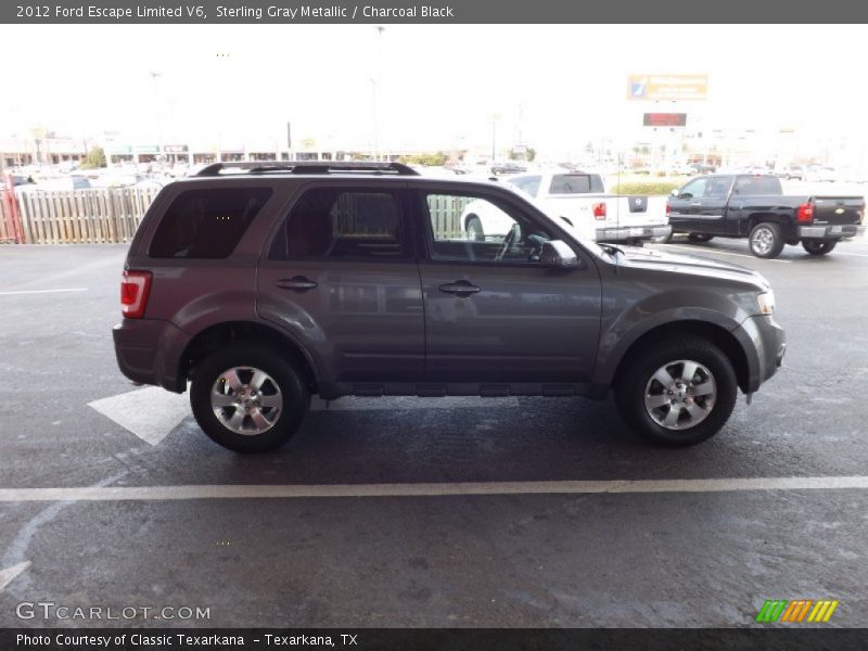 Sterling Gray Metallic / Charcoal Black 2012 Ford Escape Limited V6