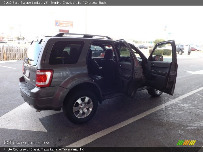 Sterling Gray Metallic / Charcoal Black 2012 Ford Escape Limited V6
