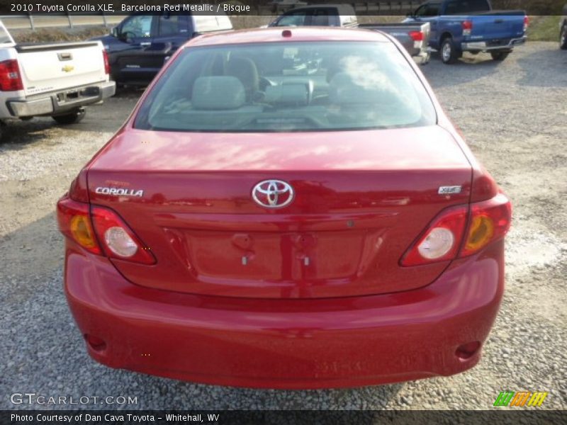 Barcelona Red Metallic / Bisque 2010 Toyota Corolla XLE