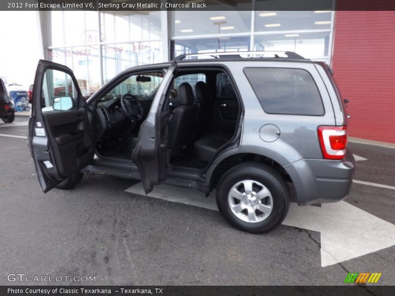 Sterling Gray Metallic / Charcoal Black 2012 Ford Escape Limited V6