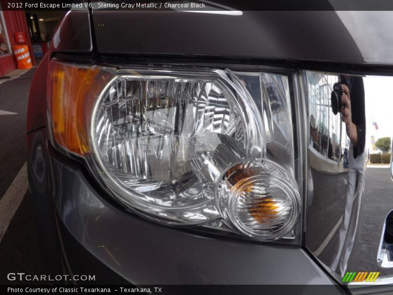 Sterling Gray Metallic / Charcoal Black 2012 Ford Escape Limited V6