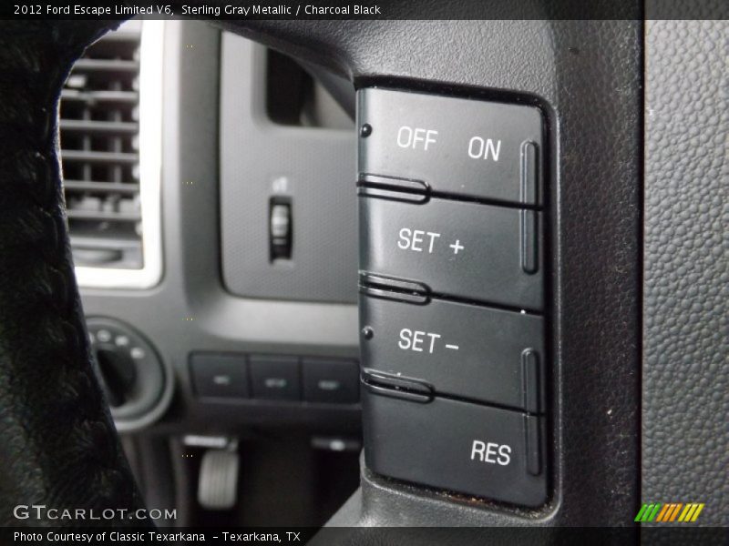 Sterling Gray Metallic / Charcoal Black 2012 Ford Escape Limited V6