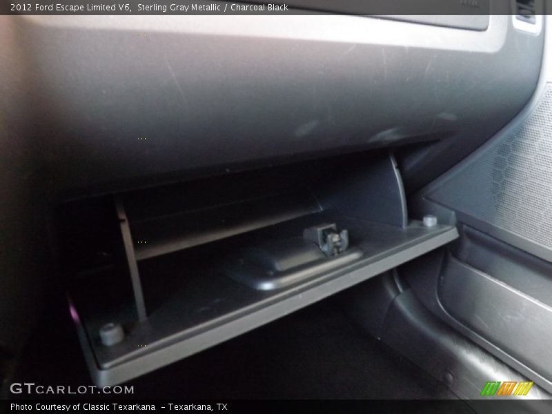 Sterling Gray Metallic / Charcoal Black 2012 Ford Escape Limited V6