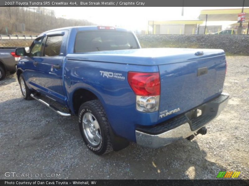 Blue Streak Metallic / Graphite Gray 2007 Toyota Tundra SR5 CrewMax 4x4