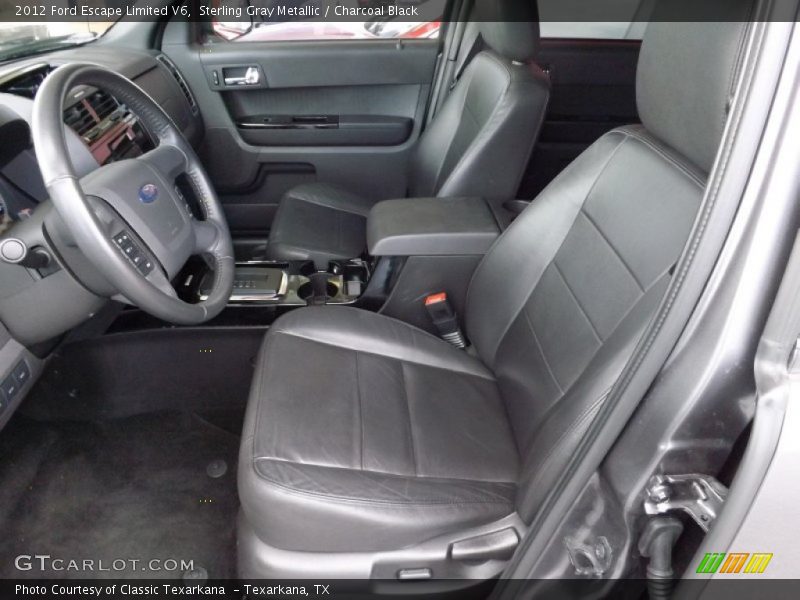 Front Seat of 2012 Escape Limited V6