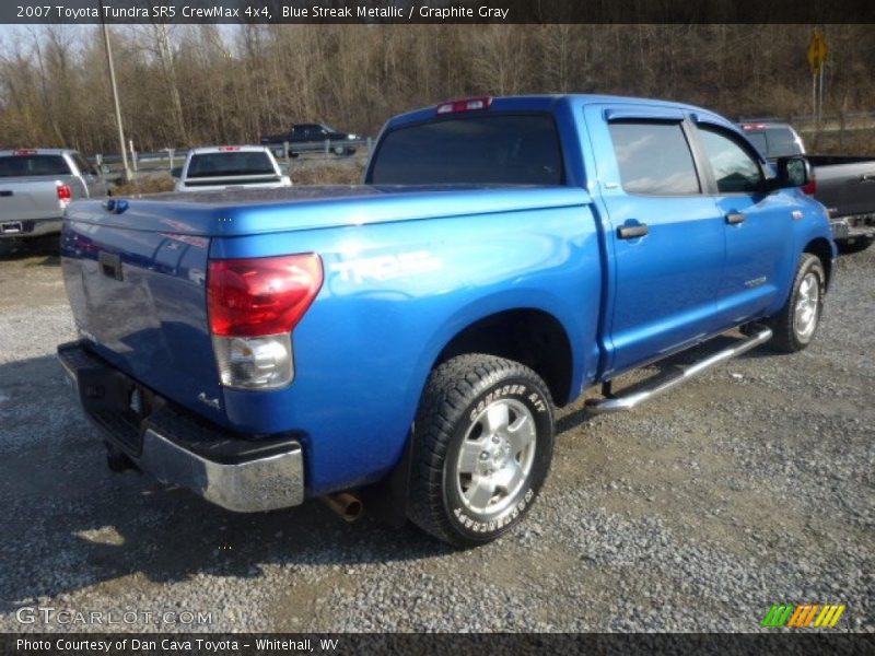 Blue Streak Metallic / Graphite Gray 2007 Toyota Tundra SR5 CrewMax 4x4