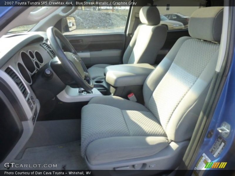 Blue Streak Metallic / Graphite Gray 2007 Toyota Tundra SR5 CrewMax 4x4