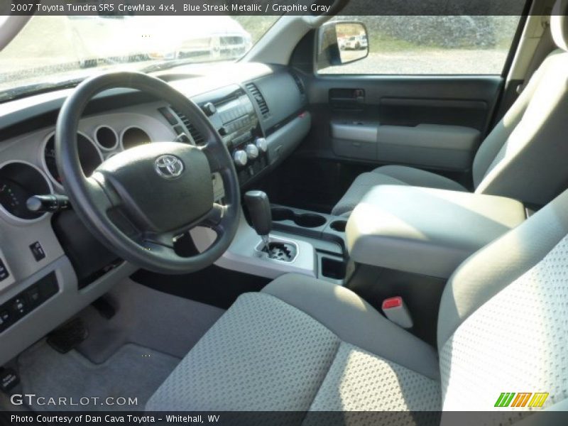 Blue Streak Metallic / Graphite Gray 2007 Toyota Tundra SR5 CrewMax 4x4