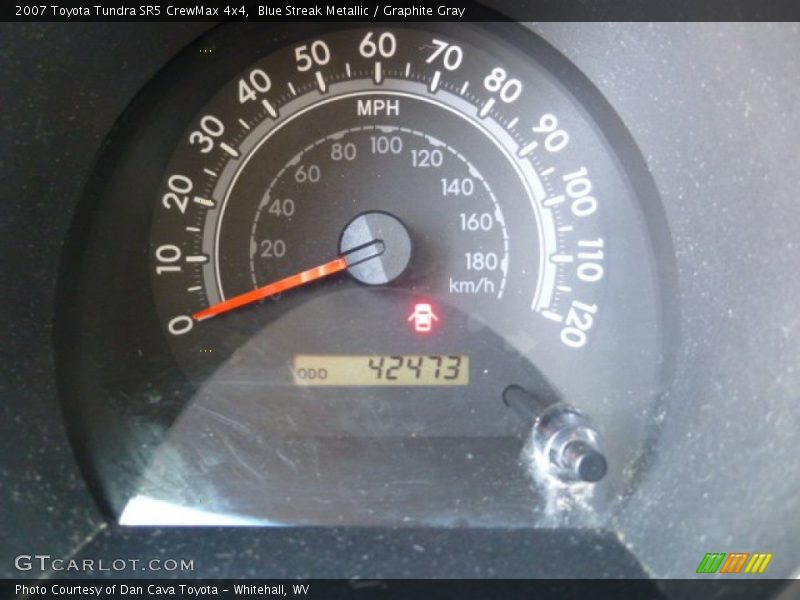 Blue Streak Metallic / Graphite Gray 2007 Toyota Tundra SR5 CrewMax 4x4