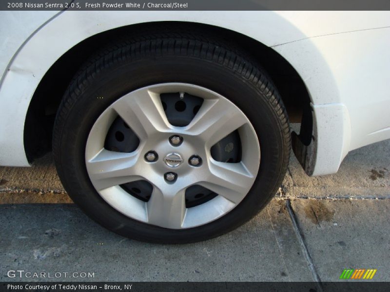 Fresh Powder White / Charcoal/Steel 2008 Nissan Sentra 2.0 S
