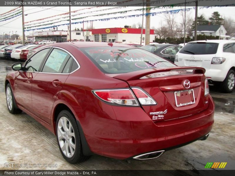 Sangria Red Mica / Beige 2009 Mazda MAZDA6 s Grand Touring