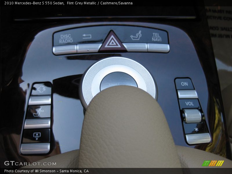 Controls of 2010 S 550 Sedan