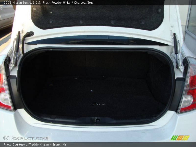 Fresh Powder White / Charcoal/Steel 2008 Nissan Sentra 2.0 S