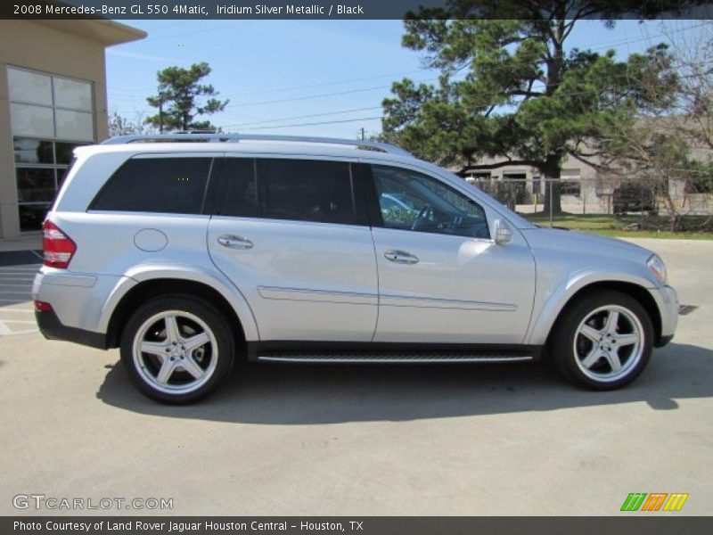 Iridium Silver Metallic / Black 2008 Mercedes-Benz GL 550 4Matic