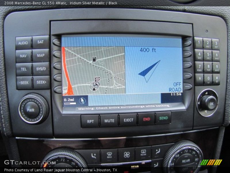 Iridium Silver Metallic / Black 2008 Mercedes-Benz GL 550 4Matic