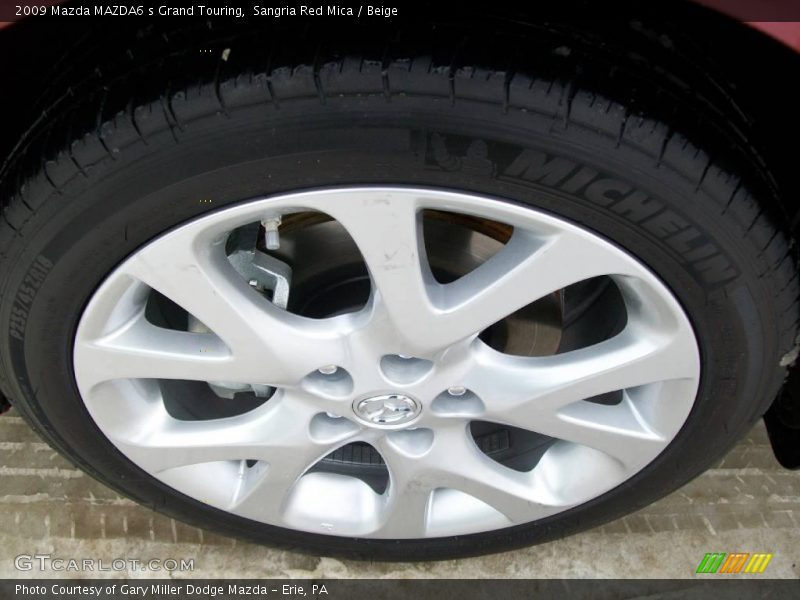 Sangria Red Mica / Beige 2009 Mazda MAZDA6 s Grand Touring
