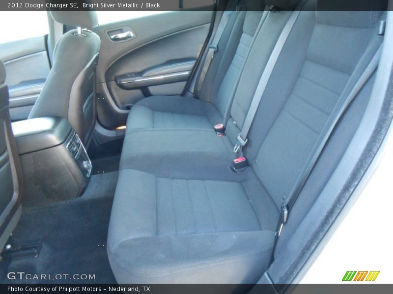 Bright Silver Metallic / Black 2012 Dodge Charger SE