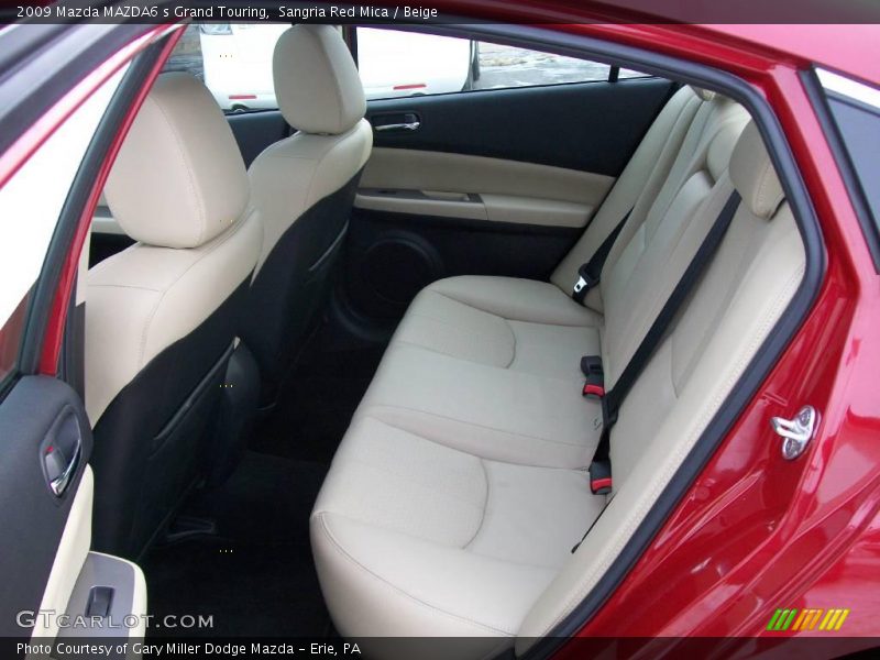 Sangria Red Mica / Beige 2009 Mazda MAZDA6 s Grand Touring