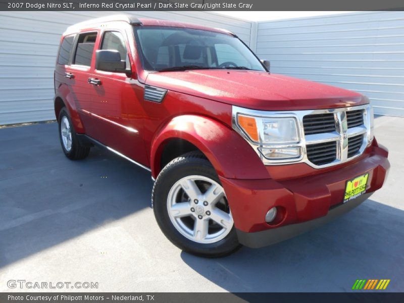 Inferno Red Crystal Pearl / Dark Slate Gray/Light Slate Gray 2007 Dodge Nitro SLT