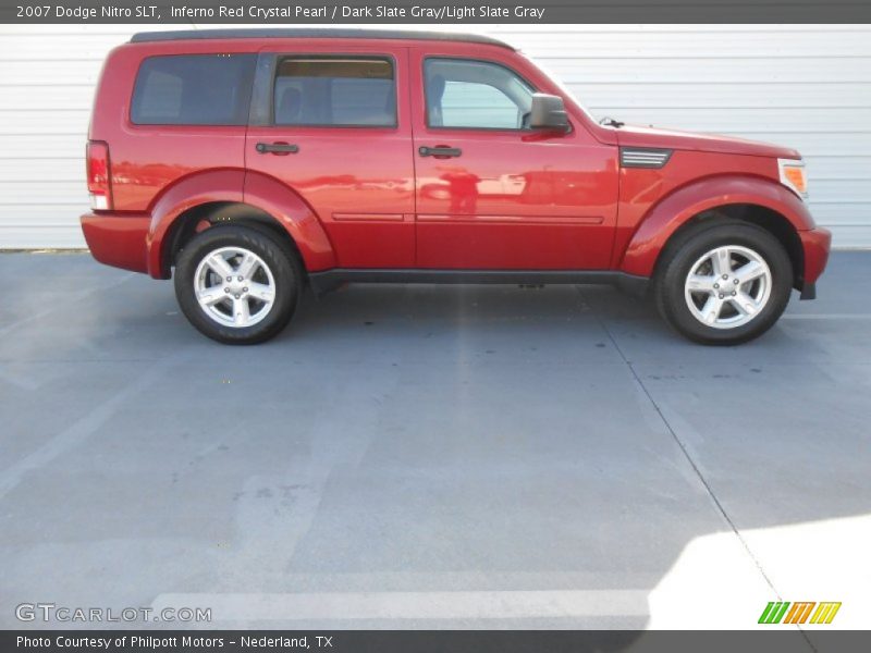 Inferno Red Crystal Pearl / Dark Slate Gray/Light Slate Gray 2007 Dodge Nitro SLT