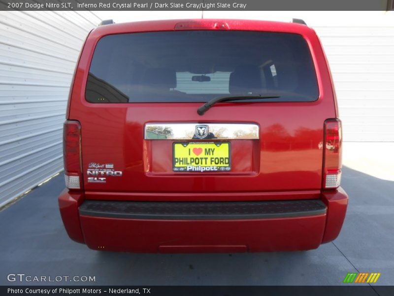 Inferno Red Crystal Pearl / Dark Slate Gray/Light Slate Gray 2007 Dodge Nitro SLT